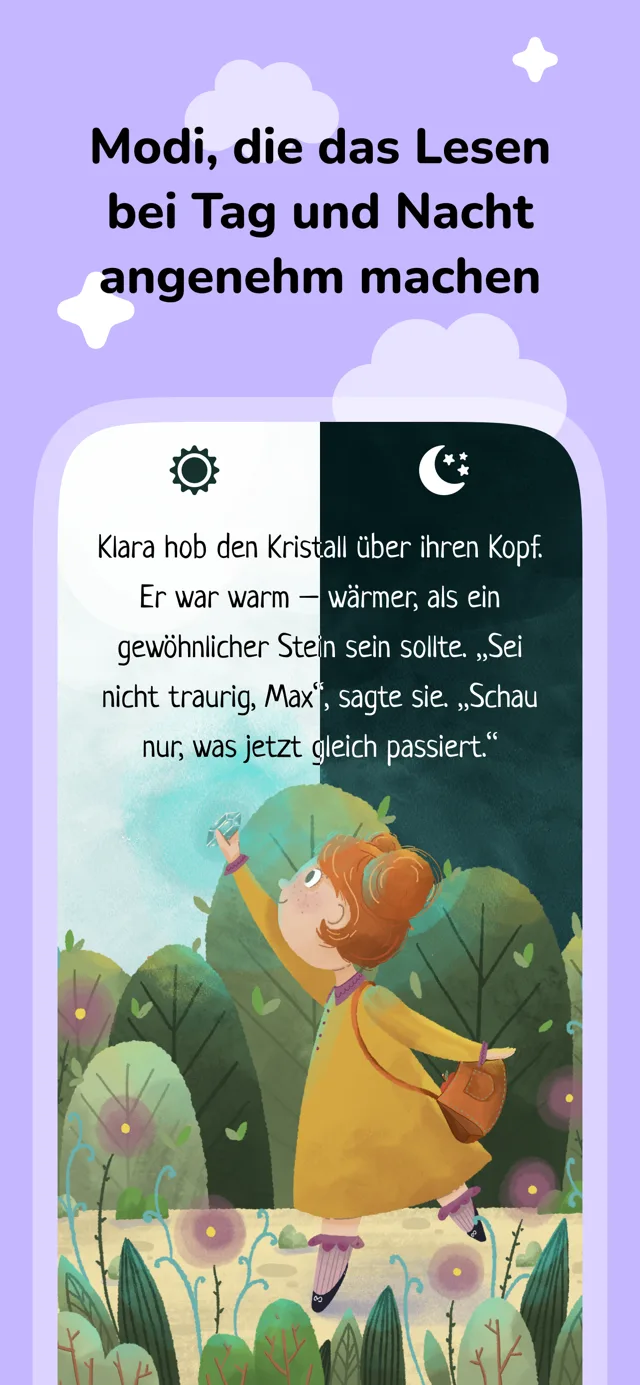 Modi, die das Lesen bei Tag und Nacht angenehm machen