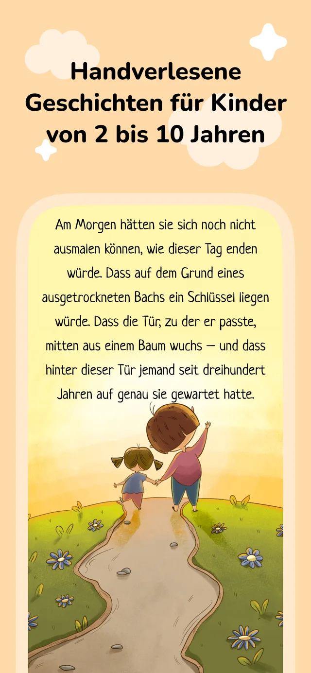 Handverlesene Geschichten für Kinder von 2 bis 10 Jahren