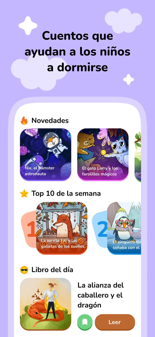 Cuentos que ayudan a los niños a dormirse