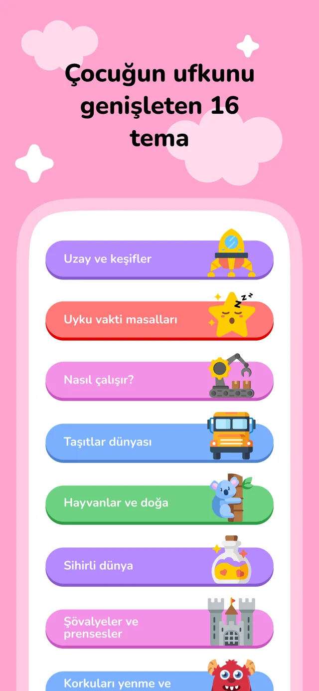 Çocuğun ufkunu genişleten 16 tema