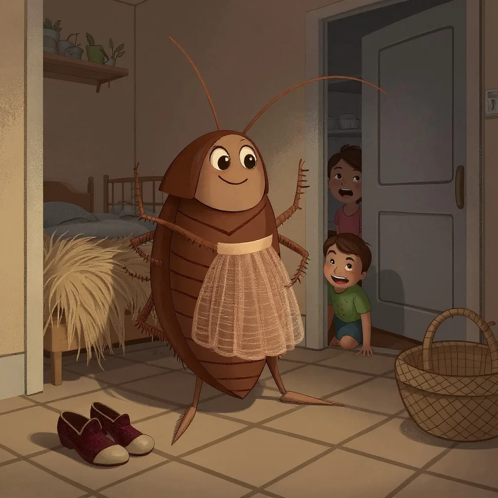 A barata diz que tem sete saias de filó É mentira da barata, ela tem é uma só Ah ra ra, iá ro ró, ela tem é uma só!