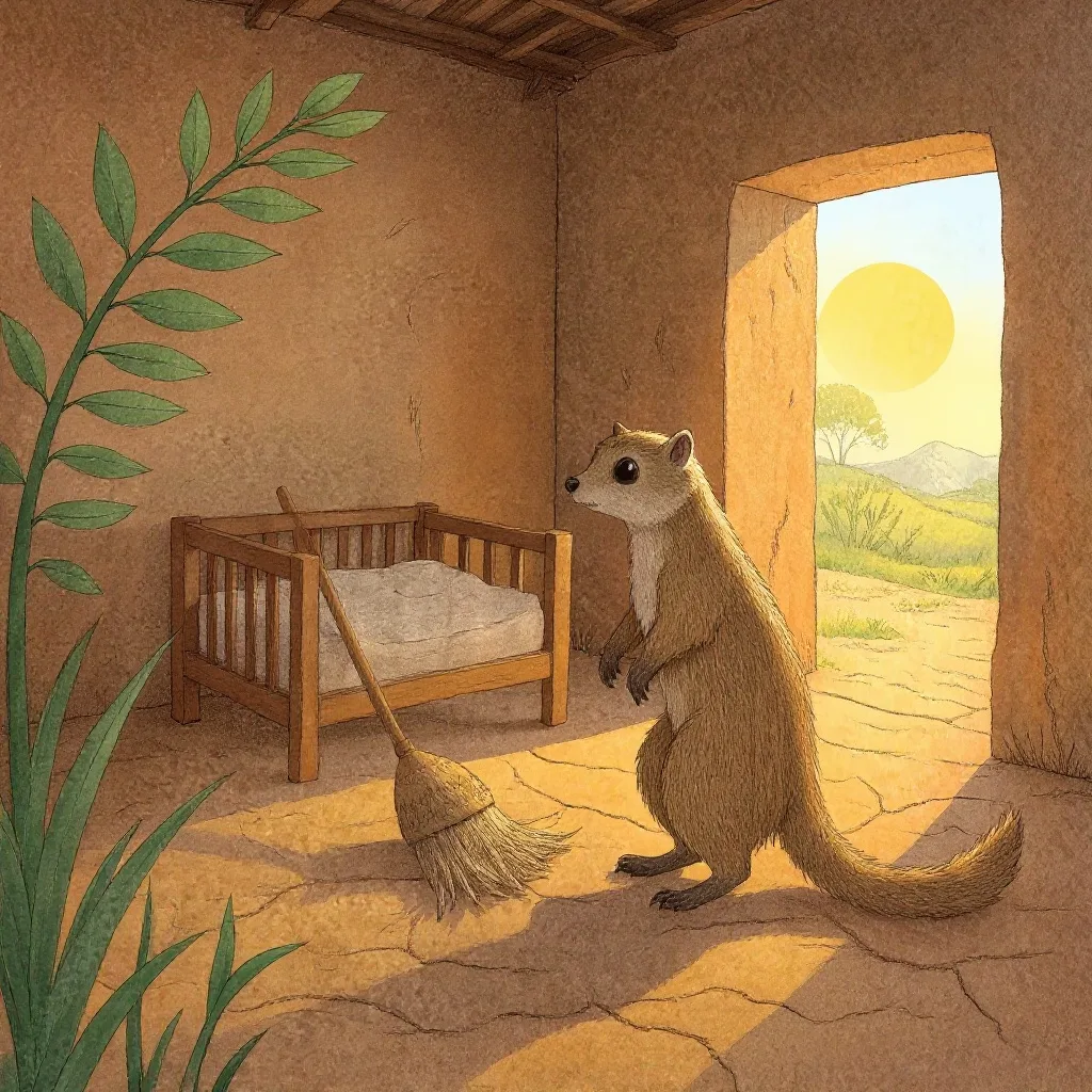 A man and his wife had a baby son, and in the same house they kept a mongoose, which they had raised from a kit and which…