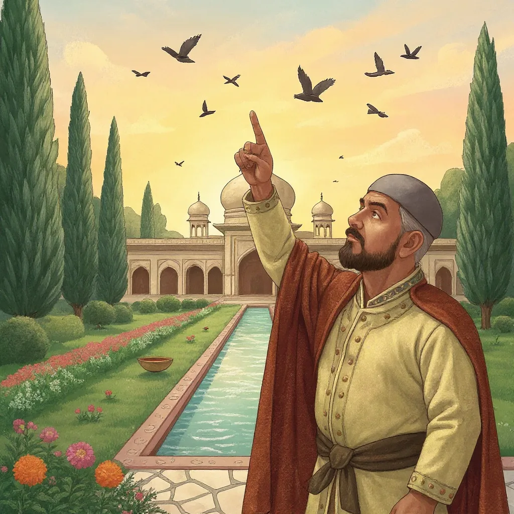 «Birbal,» he said, «how many crows are there in this city?»