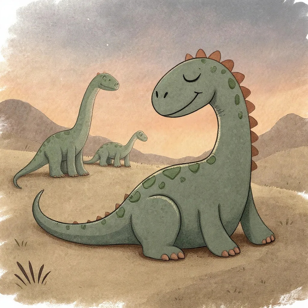 Wielkie długoszyje dinozaury zasypiają na stojąco.