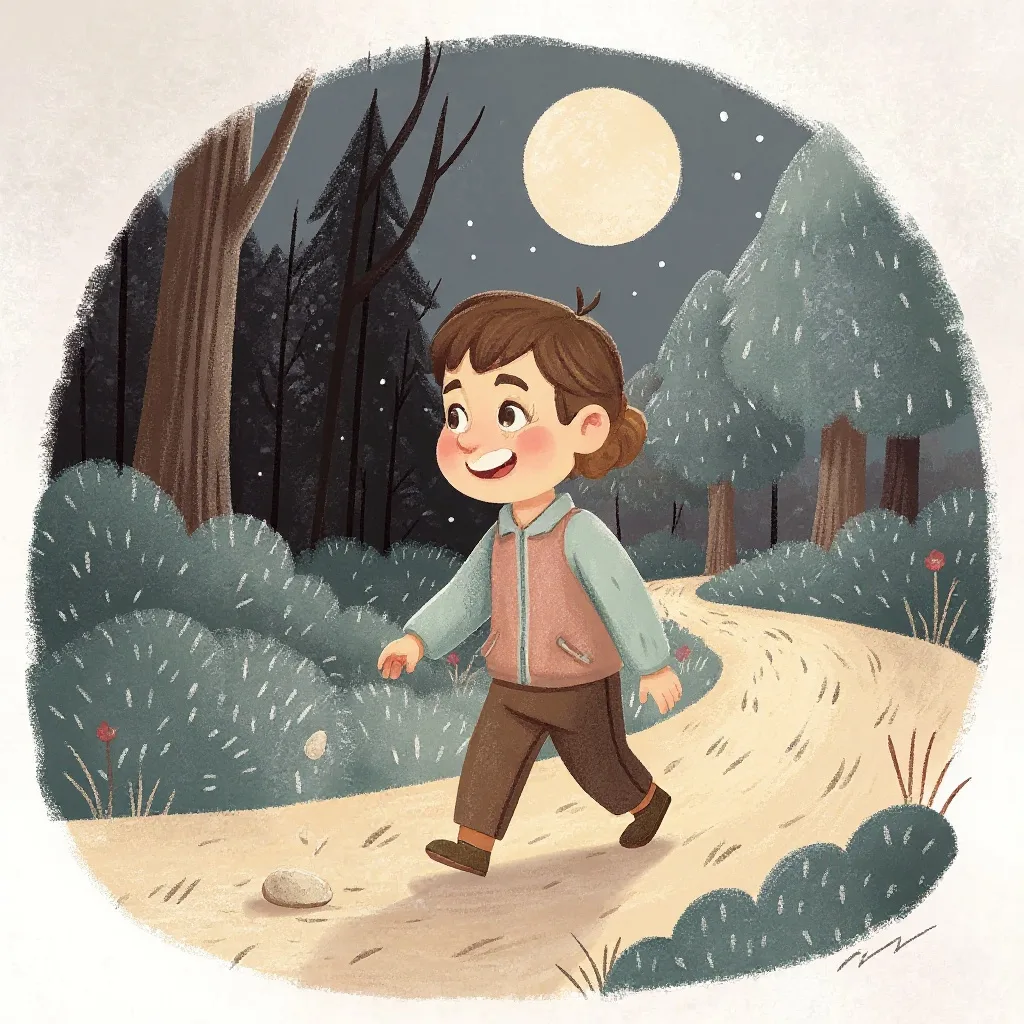In the morning they all walked into the forest.