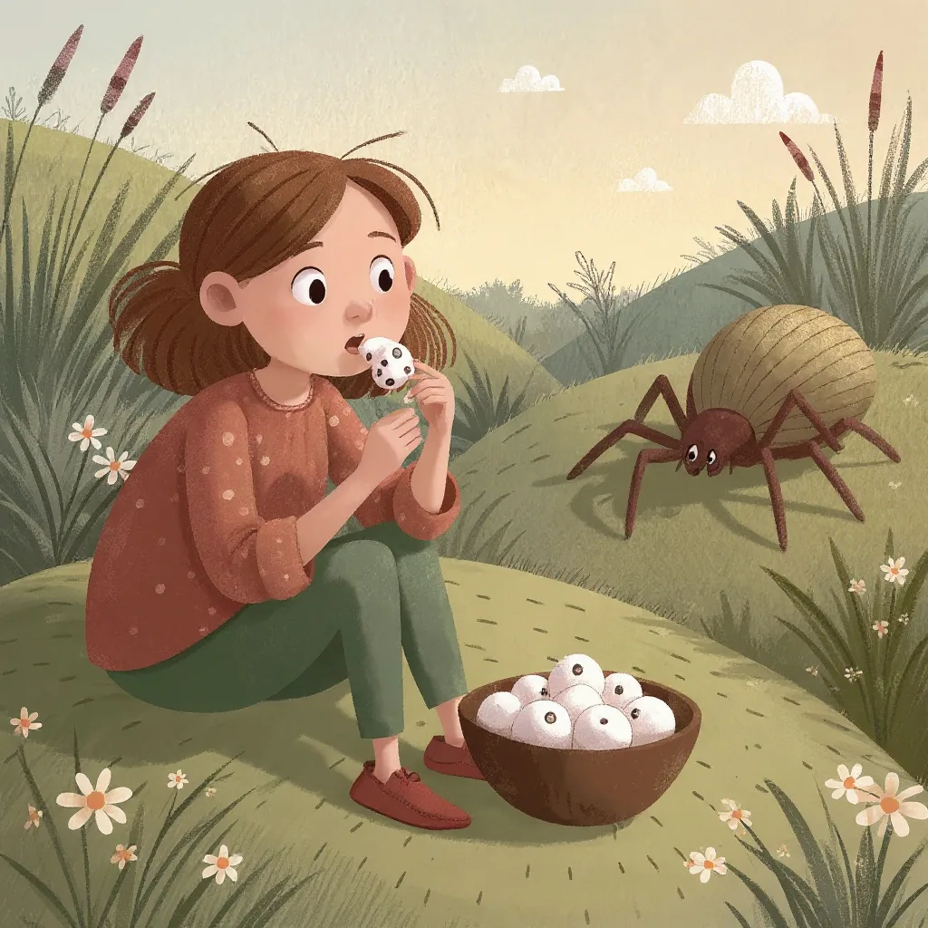 Little Miss Muffet Sat on a tuffet, Eating her curds and whey;
