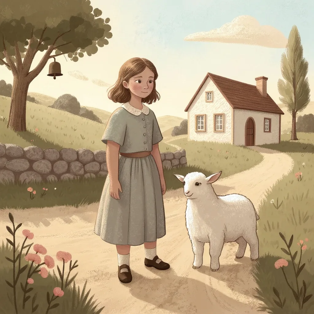 Mary had a little lamb, Its fleece was white as snow; And everywhere that Mary went, The lamb was sure to go.