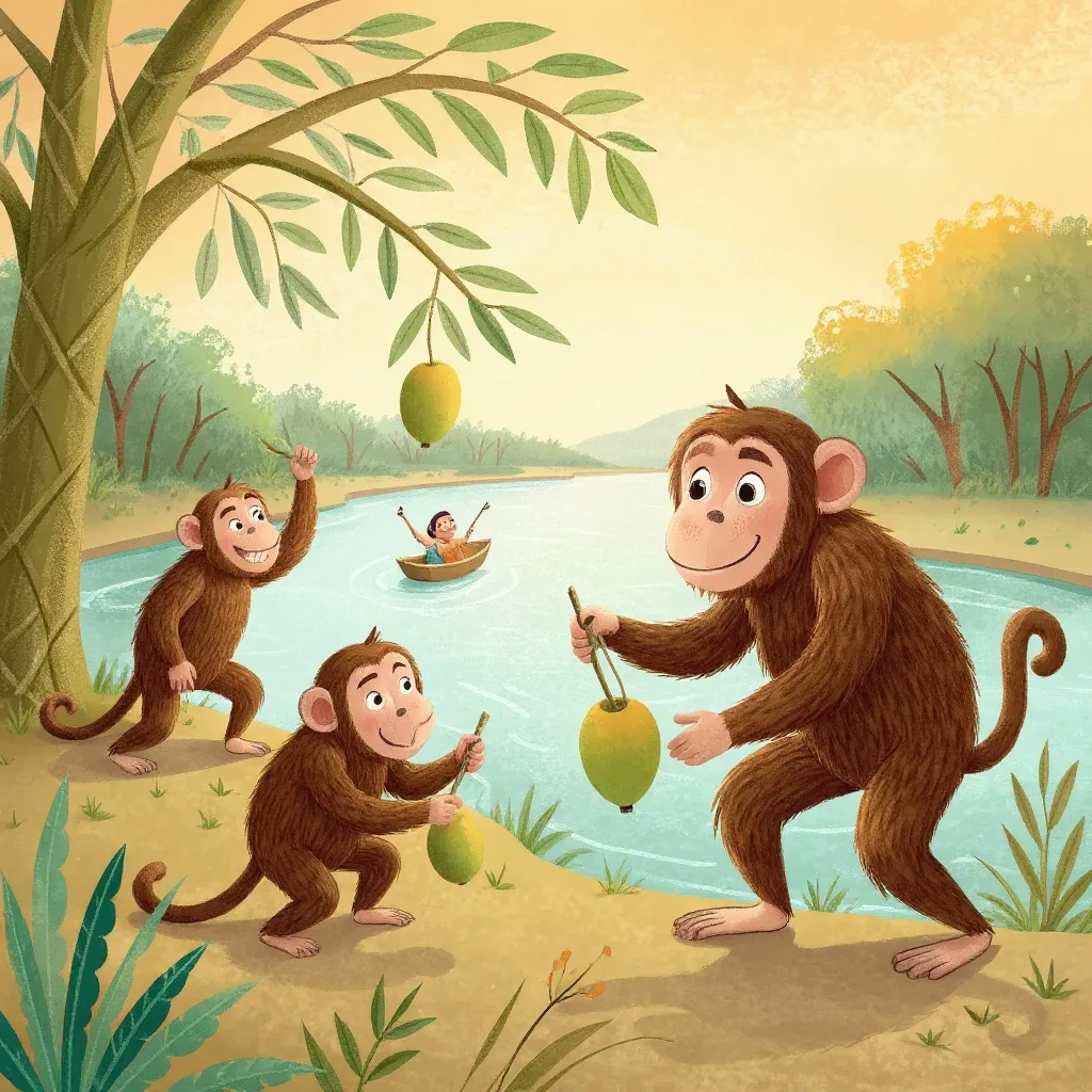 The mangoes of that tree were sweeter than any in India, and the monkey king had one rule: no fruit was ever to fall into the…