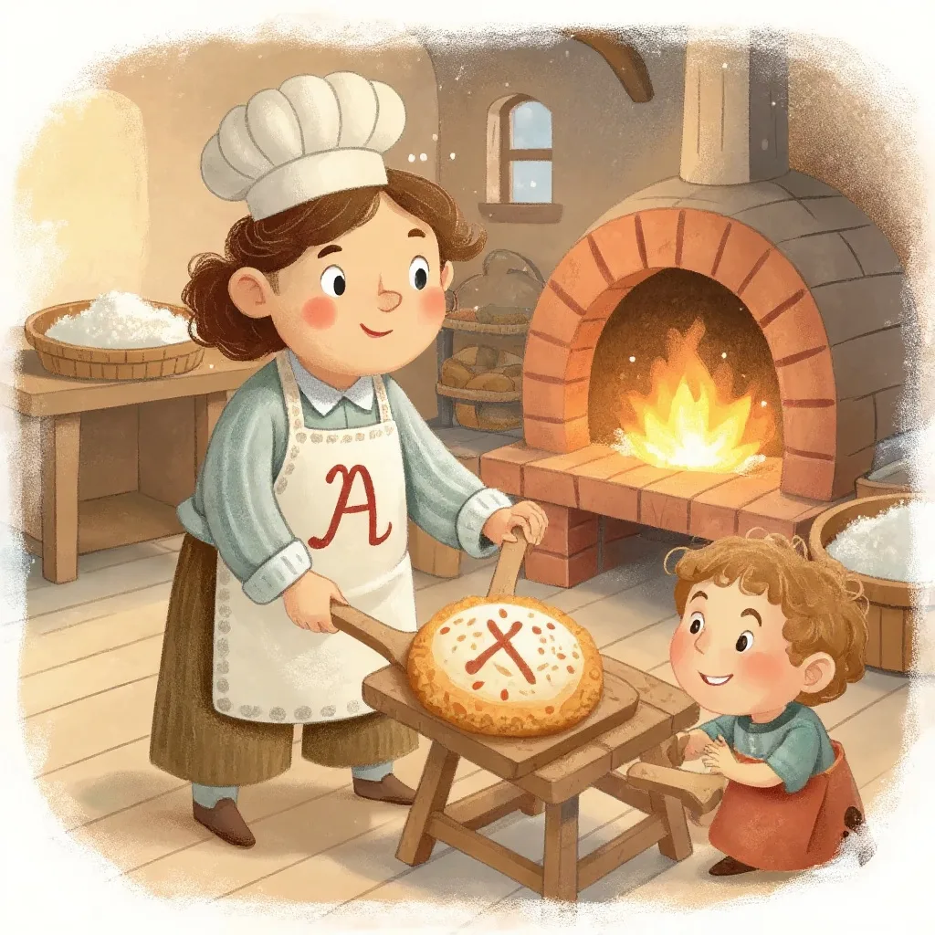 Pat it and prick it and mark it with B, And put it in the oven for baby and me.