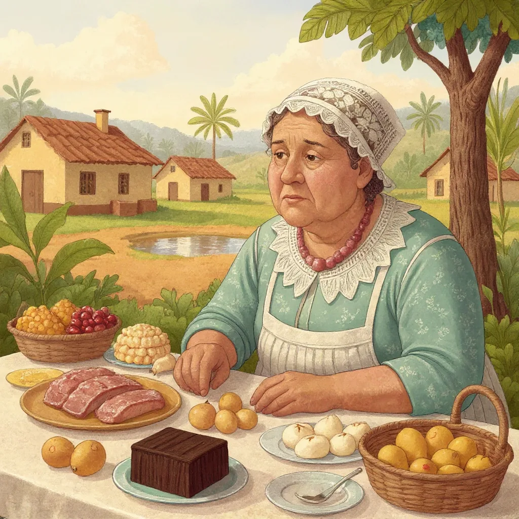 Érase una viejecita Sin nadita que comer Sino carnes, frutas, dulces, Tortas, huevos, pan y pez Bebía caldo, chocolate,…