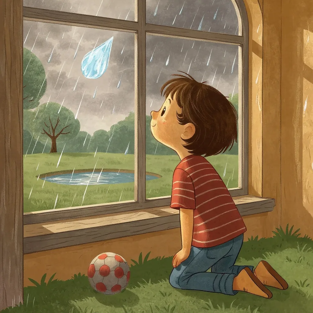 Little Johnny wants to play, Rain, rain, go away.