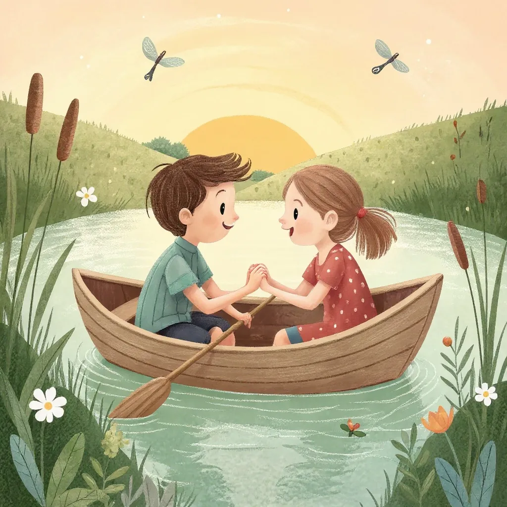 Row, row, row your boat, Gently down the stream, Merrily, merrily, merrily, merrily, Life is but a dream.