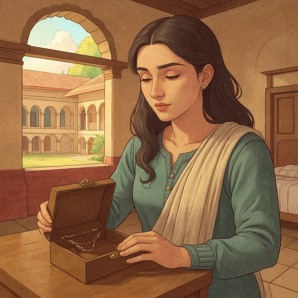 A gold necklace went missing from a merchant's house, and it could only have been one of the six servants, and none of the…