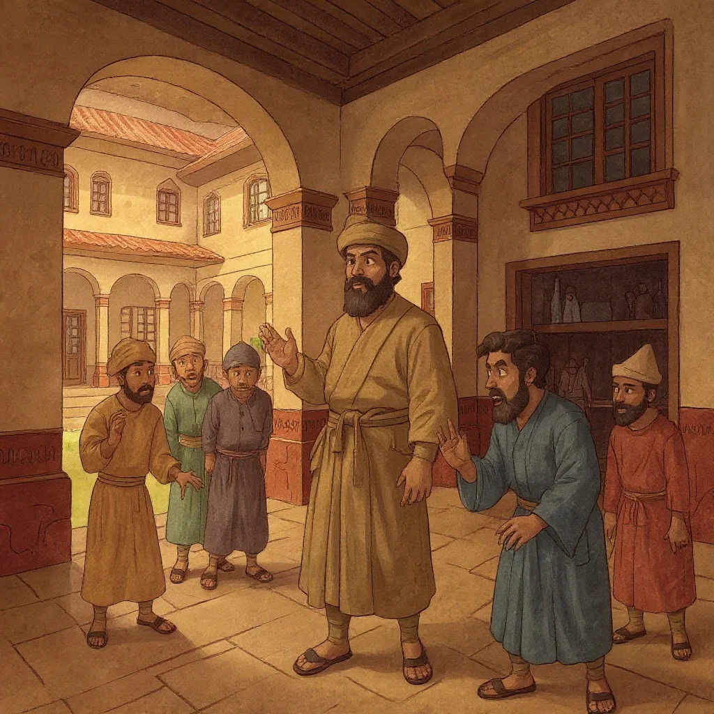 The merchant beat them and got nothing.