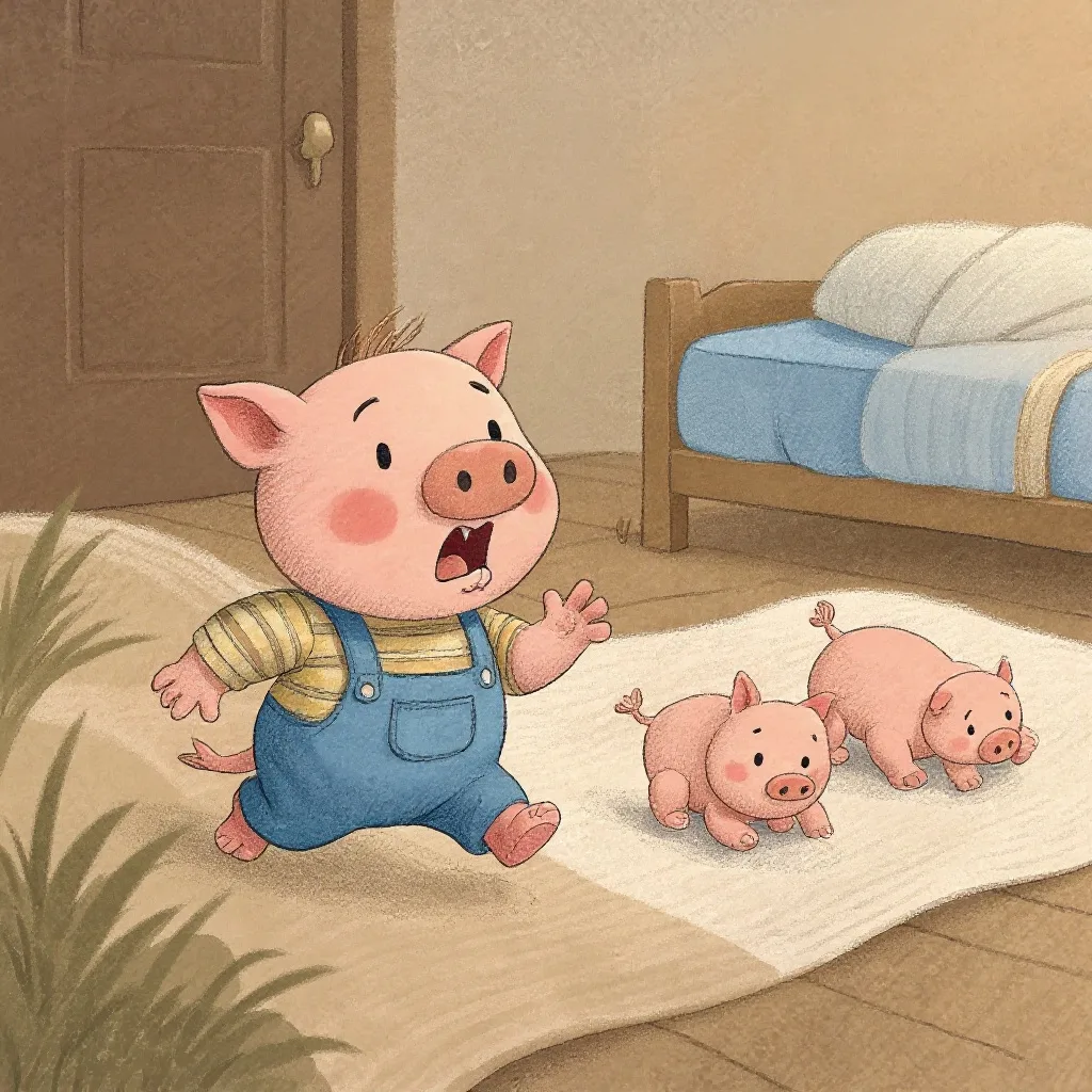 And this little piggy cried «Wee, wee, wee, I can't find my way home!»
