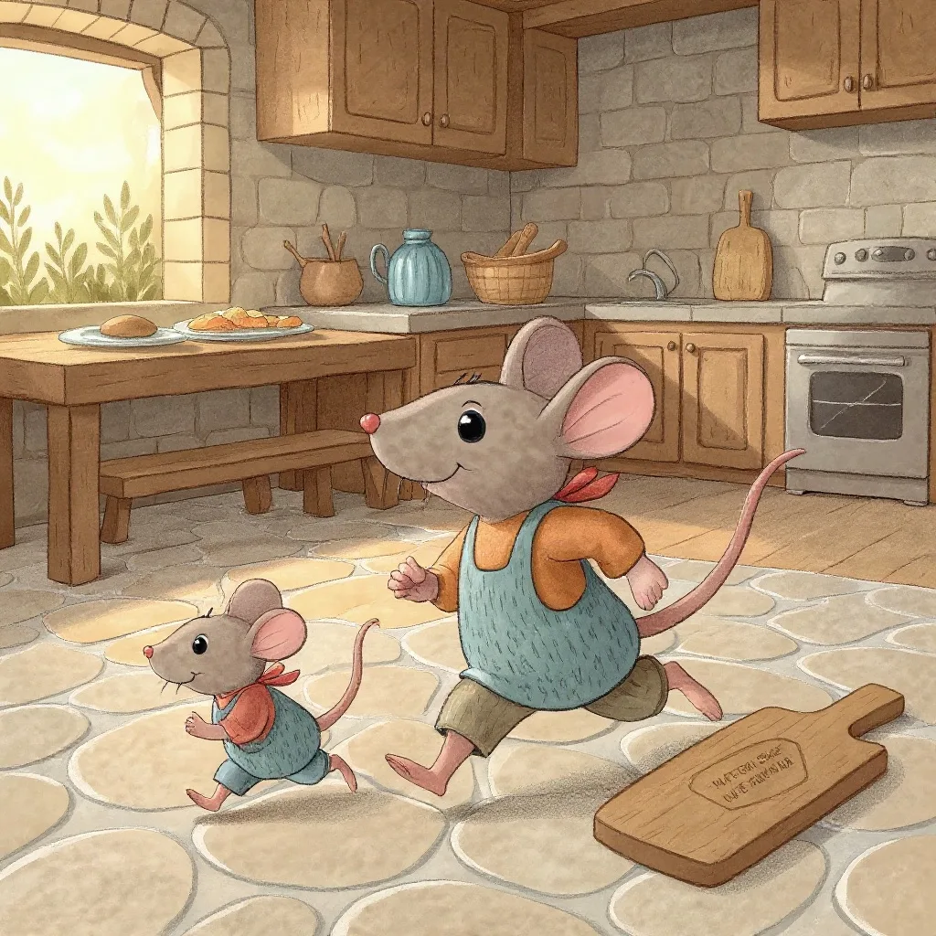 Three blind mice, Three blind mice, See how they run, See how they run!