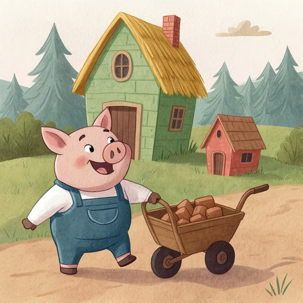 — Cerdito, cerdito, déjame entrar.
