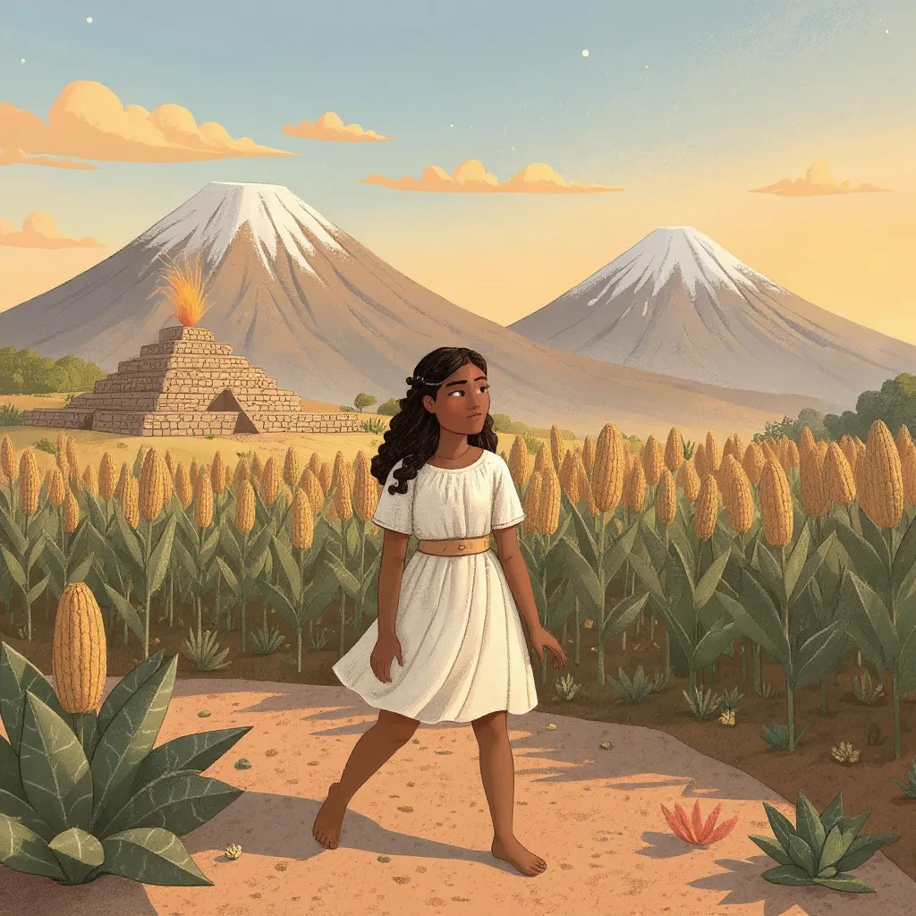 Si desde la Ciudad de México se mira hacia el sureste en un día claro, se ven dos montañas muy altas, una al lado de la otra.