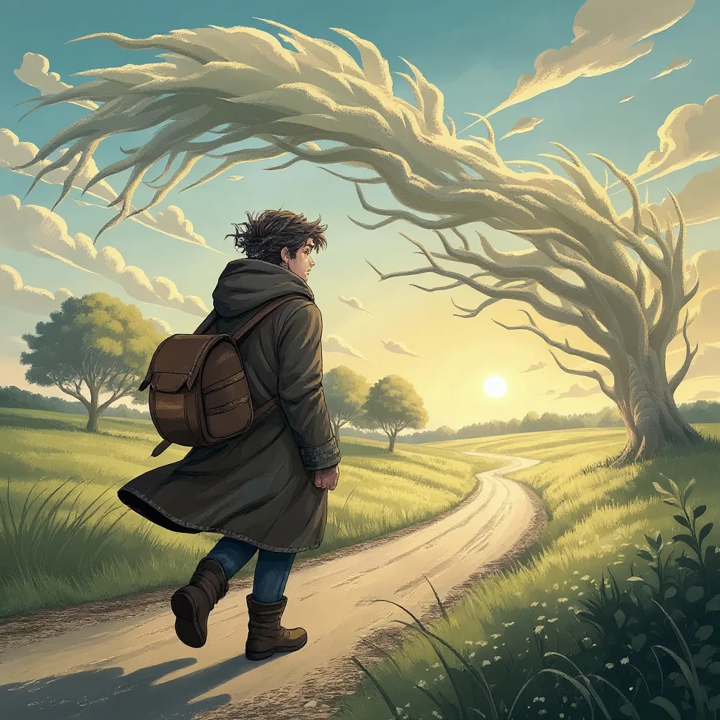 — Mírame a mí — decía el viento —.