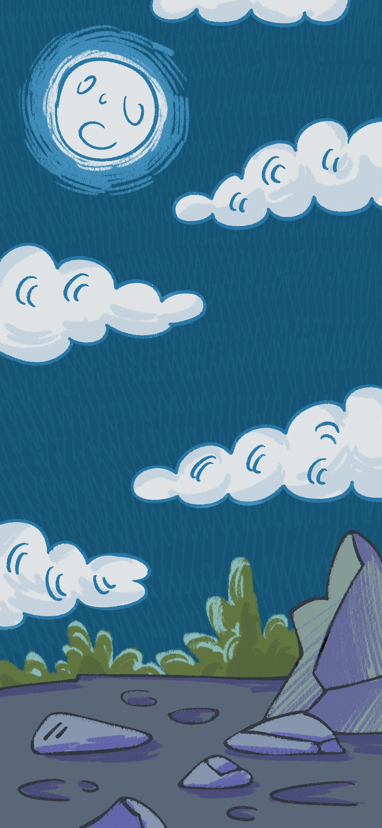 The little wolf nibbled a corner, lifted his nose to the sky, and…