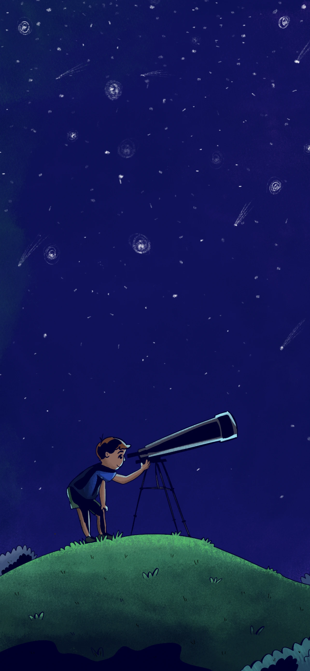 In a busy little town, under a blanket of shivering stars, there lived a boy named Leo.