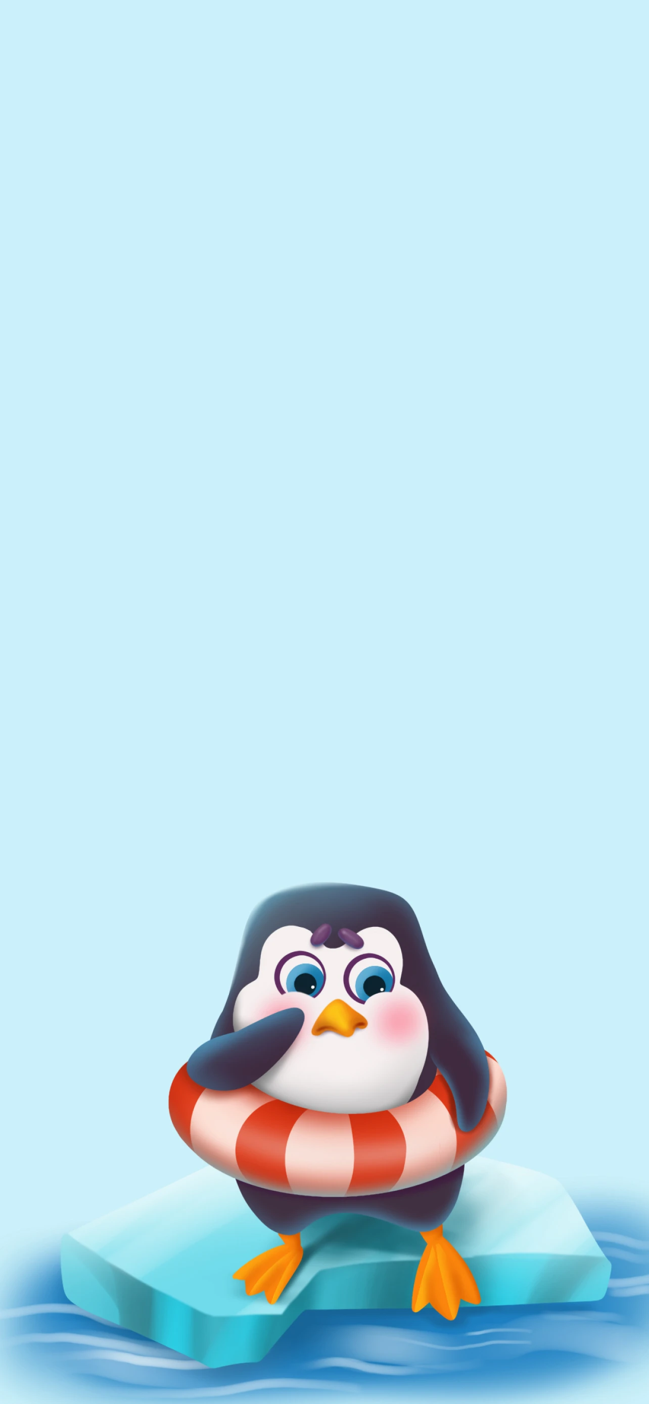 Muy lejos, al final del mundo, entre glaciares interminables y llanuras cubiertas de nieve, vivía un pequeño pingüino llamado…